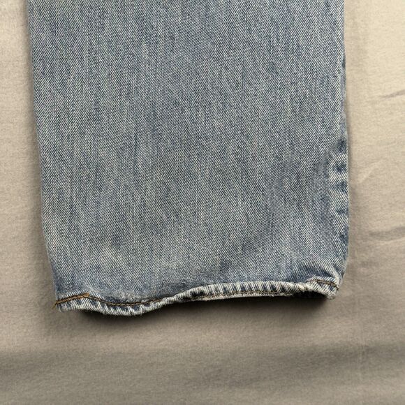 Levi's 501xx Jeans Mens 36x29 Straight Leg Button Fly Blue Denim Light Wash - Picture 14 of 16
